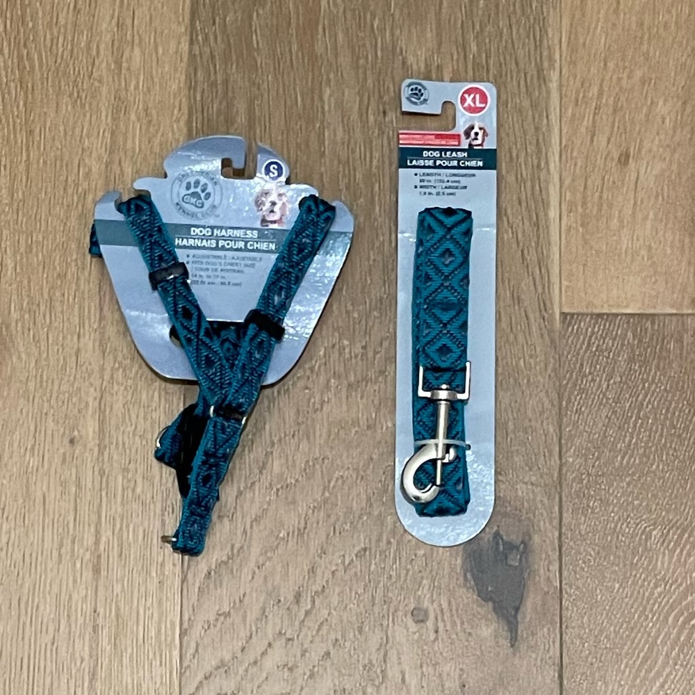 HP🥂 3pc SET Small Breed Dog Harness & Leash Set - Picture 4 of 10